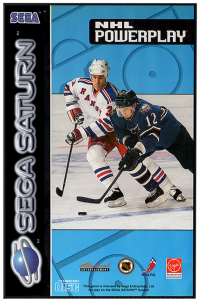 NHL Powerplay 96 JP Sega Saturn  box art